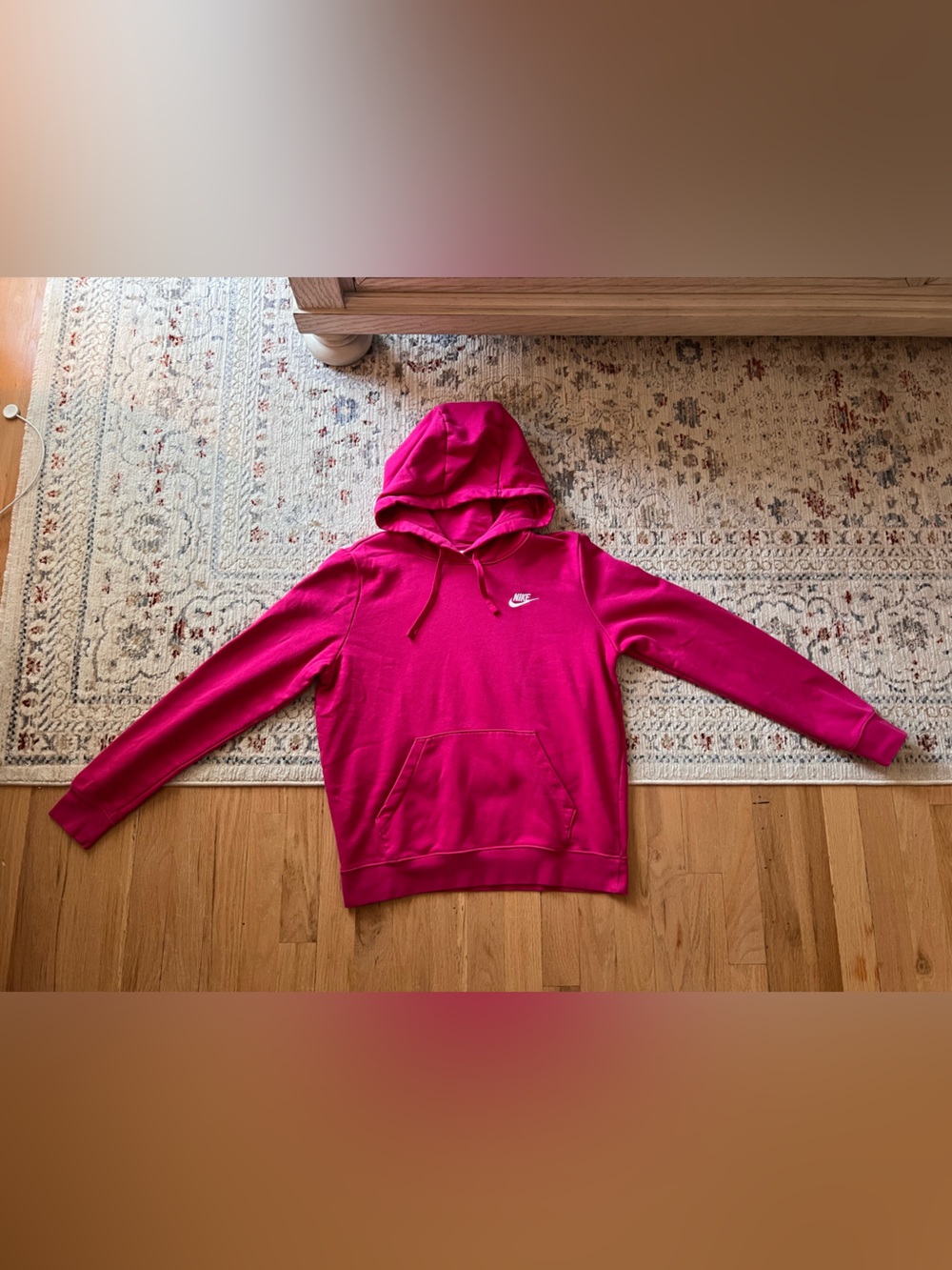 Nike Sportswear Club Fleece Hoodie size M Medium magenta